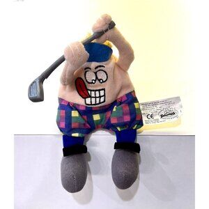 Vintage  Silly Slammers Sports Golf Talking Plush McDivot Beanie #34 Works!